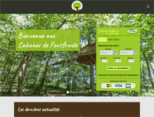 Tablet Screenshot of cabanes-fontfroide.com